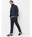 Navy Trevor Quilted Bomber