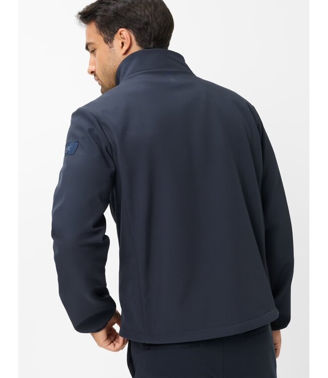 Navy Trevor Quilted Bomber