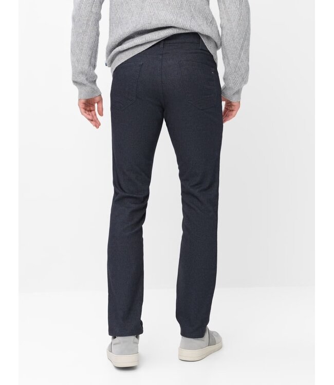 Modern Fit Navy Woo Look Pants