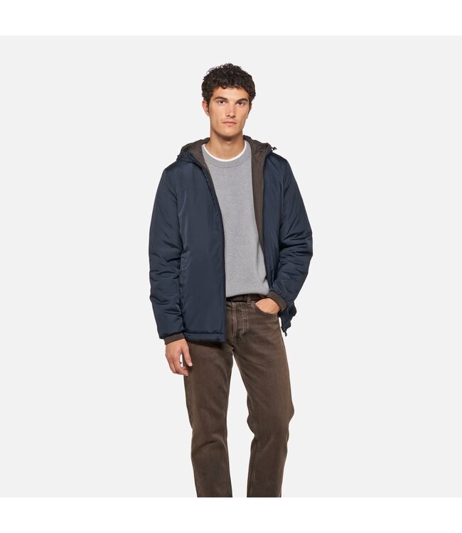 Navy Jharrod Reversible  Bomber