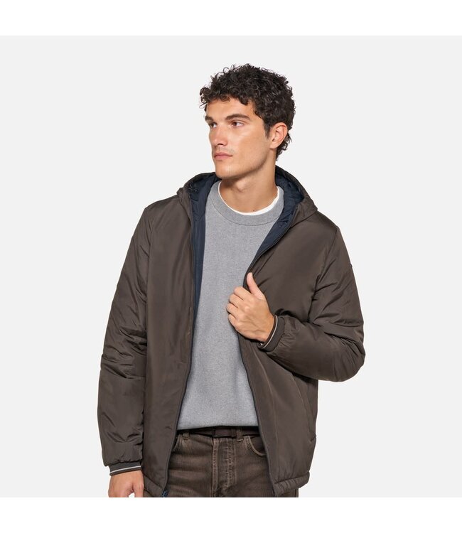 Navy Jharrod Reversible  Bomber