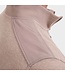 Walnut Herringbone 1/4 Zip with Tan Trim