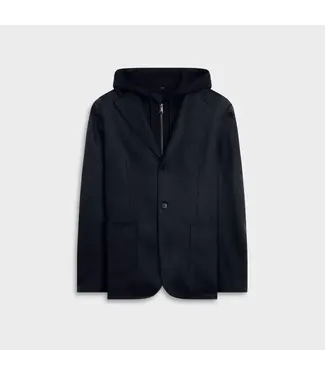 BUGATCHI Navy Hooded Sport Coat