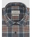 Modern Fit Slate Orange Plaid Shirt