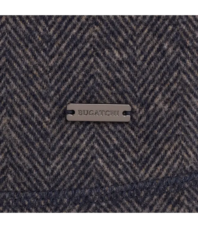 Navy Herringbone 1/4 Zip