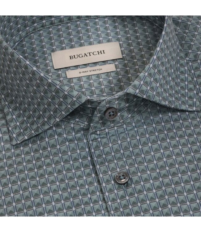 Modern Fit Avocado Blue Block Shirt