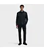 Navy Snap Button Block Overshirt