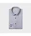 Modern Fit Marine Blue Tan Print Shirt