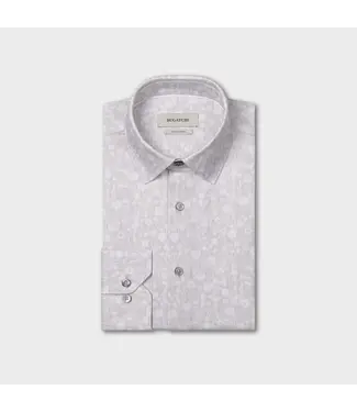 BUGATCHI Modern Fit Sand Floral Shirt