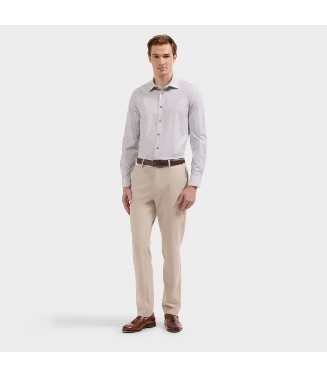 Modern Fit Sand Floral Shirt