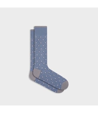 BUGATCHI Air Blue Circle Socks