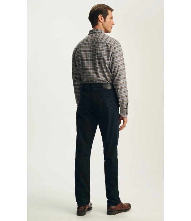 Modern Fit Midnight Blue Diagonal Luxe Pants
