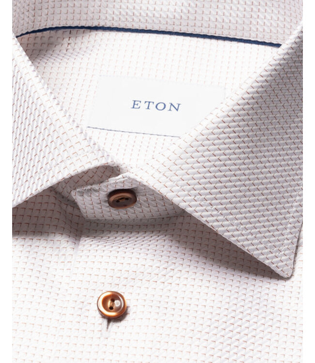 Modern Fit Tan Check King Twill Shirt