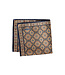 Navy Tan Medallion Pocket Square
