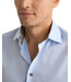 Slim Fit Blue Paisley Effect Twill Shirt