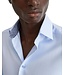 Modern Fit Blue Textured Twill Shirt