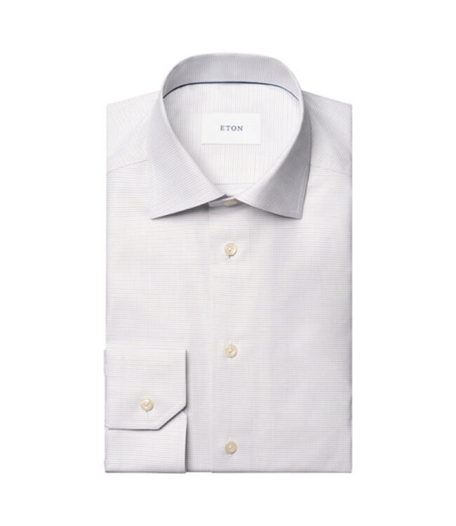 Modern Fit Tan Check Twill Shirt
