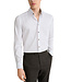 Slim Fit White Paisley Effect Twill Shirt