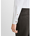 Slim Fit White Paisley Effect Twill Shirt