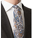 Grey Multi Color Paisley Tie