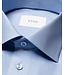 Slim Fit Blue Semi Solid Twill Shirt