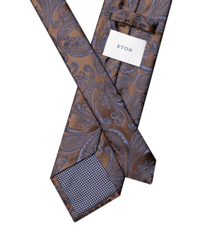 Brown Mauve Paisley Tie