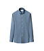 Modern Fit Mid Blue Solid Flannel Shirt