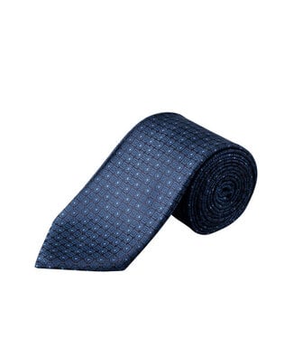 ETON Navy Black Print Tie