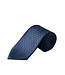 Navy Black Print Tie