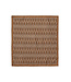 Tan Grey Plaid Pocket Square