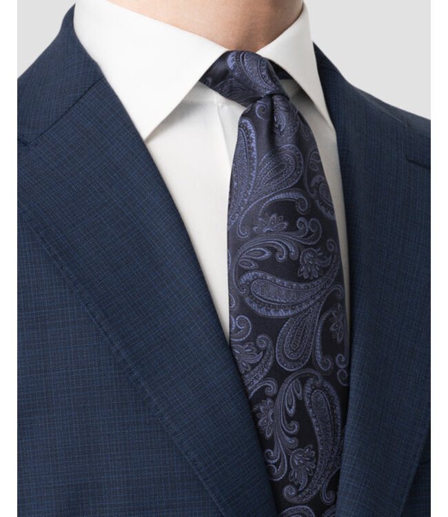Black Purple Paisley Tie