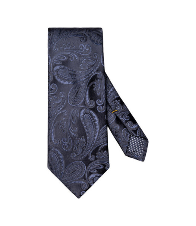 Black Purple Paisley Tie