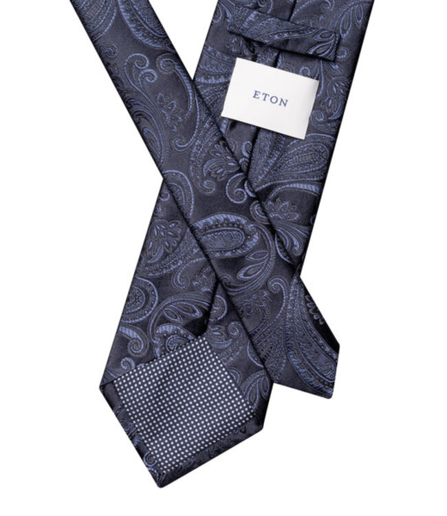 Black Purple Paisley Tie