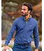 NEW ZEALAND Ink Blue Melange 1/4 Zip