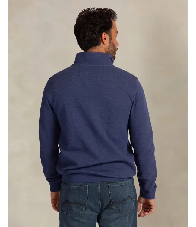 Ink Blue Melange 1/4 Zip