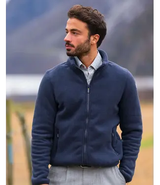 NEW ZEALAND Navy Full Zip Fleece