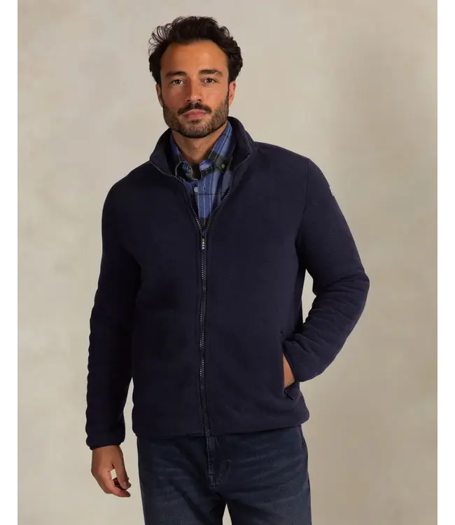 Navy Full Zip Fleece