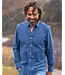 Modern Fit Capri Blue Corduroy Shirt