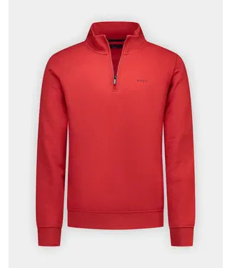 NEW ZEALAND Deep Red Melange 1/4 Zip
