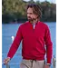 Deep Red Melange 1/4 Zip