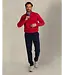 Deep Red Melange 1/4 Zip