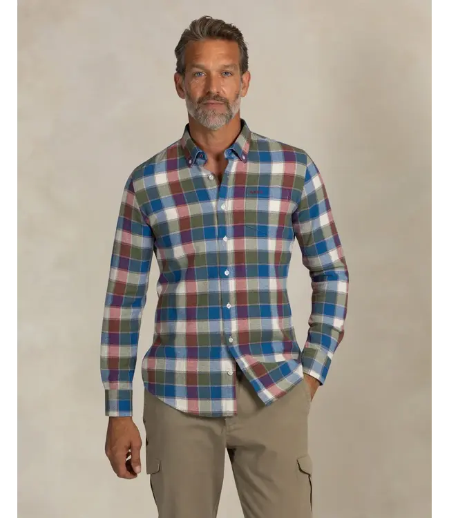 Modern Fit Multi Colour Block Shirt