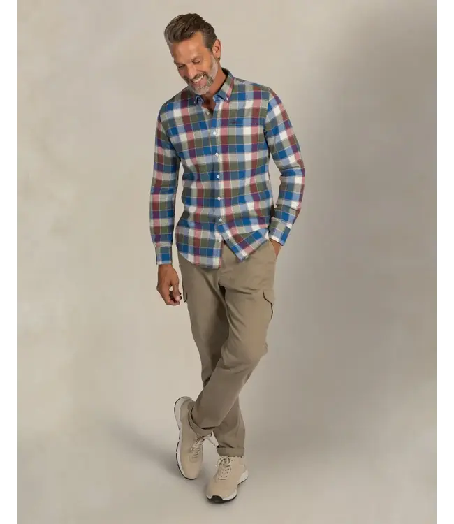 Modern Fit Multi Colour Block Shirt