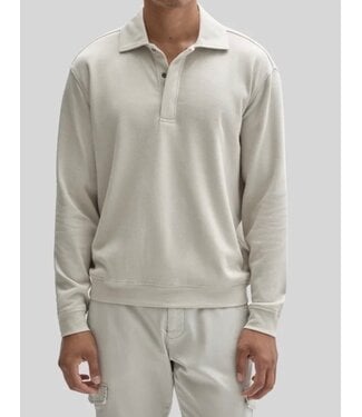 ROBERT BARAKETT Moonstone Peakstone Overknit Polo