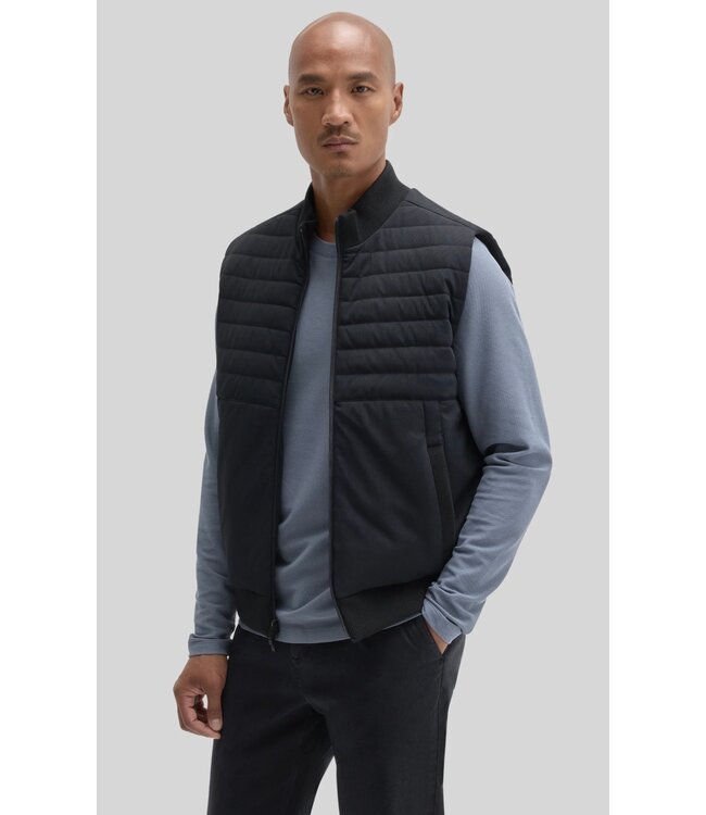 Black Fremantle Quilted Vest