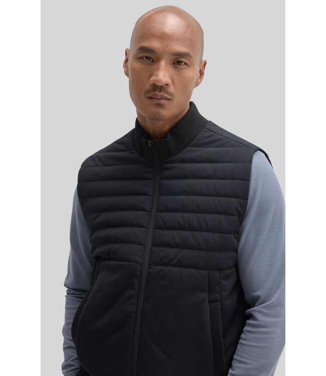 Black Fremantle Quilted Vest