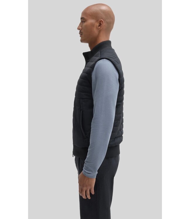 Black Fremantle Quilted Vest
