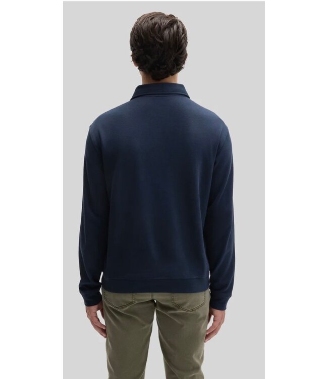 Navy Peakstone Overknit Polo