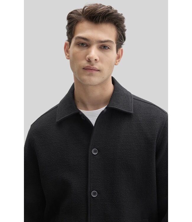 Black Dumas Shirt Jacket