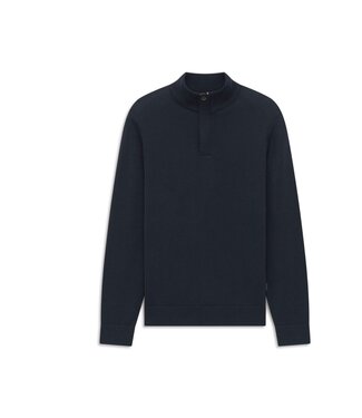BUGATTI Navy 1/4 Zip Sweater
